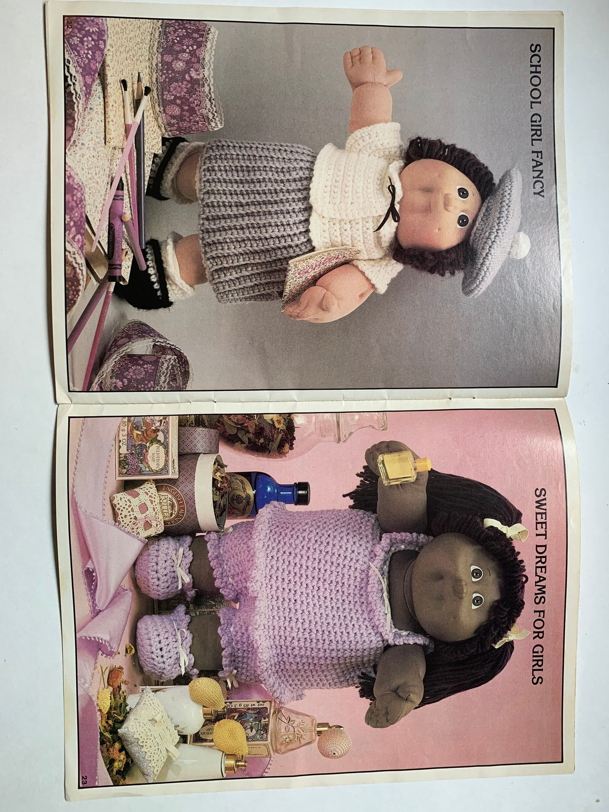 Vintage Cabbage Patch Kids Crochet Outfit Patterns, Xavier Roberts, Patterns for 20 Cabbage Patch Kids, Easy to Crochet for Cabbage Patch