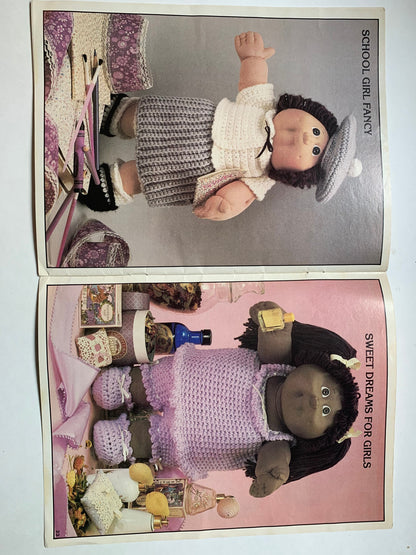 Vintage Cabbage Patch Kids Crochet Outfit Patterns, Xavier Roberts, Patterns for 20 Cabbage Patch Kids, Easy to Crochet for Cabbage Patch