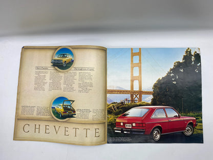 The 1981 Chevette Brochure, Vintage 1981 Chevette Dealership Brochure, Chevette Scooter Hatchback Coupe Brochure 1981, 1981 Chevy Chevette