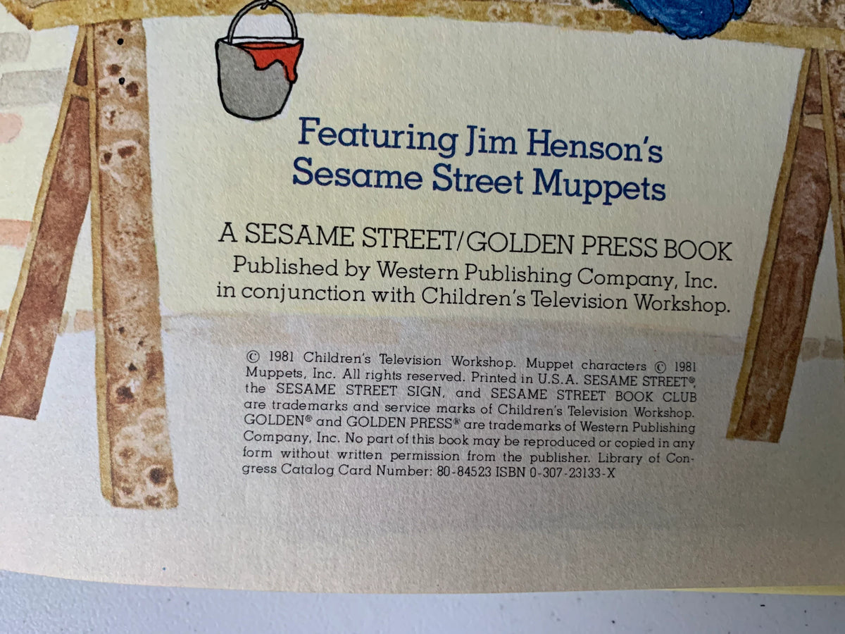 Sesame Street I Have A Friend, Michaela Muntean, Jim Henson’s Sesame Street Muppets, 1981 Golden Press Book, Kids Book, Sesame Street Book
