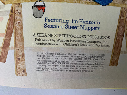 Sesame Street I Have A Friend, Michaela Muntean, Jim Henson’s Sesame Street Muppets, 1981 Golden Press Book, Kids Book, Sesame Street Book