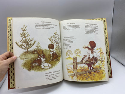Vintage Holly Hobbie’s Nursery Rhymes, 1977 Holly Hobbies Nursery Rhymes Book, Childrens Holly Hobbie Nursery Rhymes Book, Holly Hobbie Book