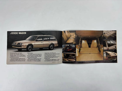 1982 Pontiac J2000 Brochure, Pontiac 1982 J2000 Sales Brochure, J2000 Hatchback Brochure, 1982 Pontiac J2000 Coupe Brochure. J2000 Wagon