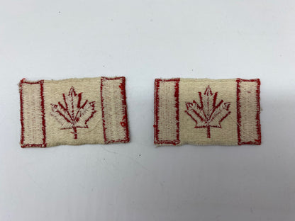 Vintage Canada Flag Patches, Canada Flag Travel Patch, Canada Flag Backpack Patch, Vintage Canada Flag Travellers Patch, 2 Canada Flag Patch
