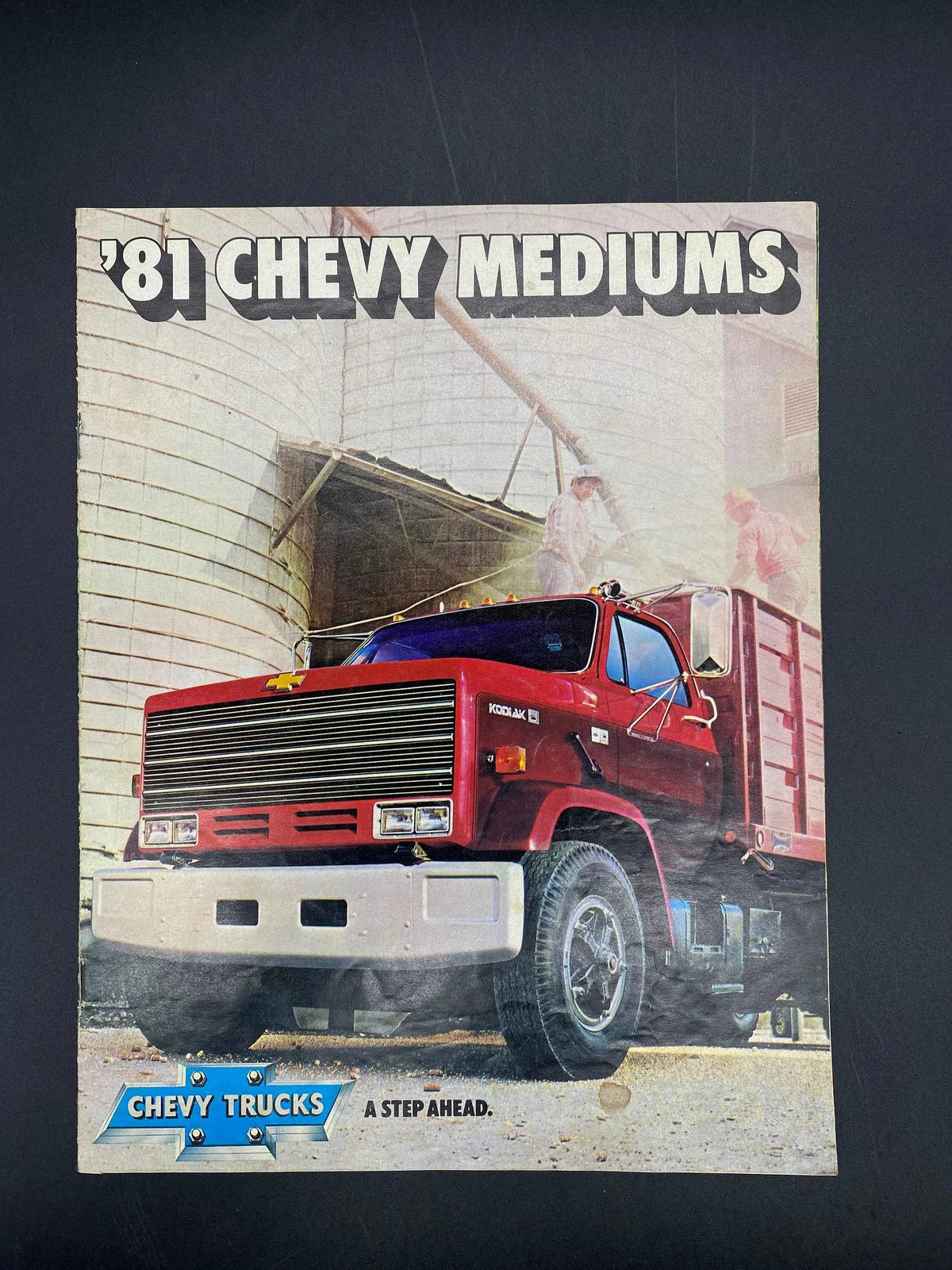 Vintage 81 Chevy Mediums Dealership Brochure, 81 Chevy Trucks Brochure, 1981 Chevy Mediums Sales Brochure, Detroit Diesel Chevy Mediums