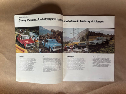 1972 Chevrolet Trucks Brochure, 1972 El Camino Brochure, Chevy Blazer Brochure, 1972 Chevrolet Suburban Brochure, 1972 Chevrolet Cheyenne