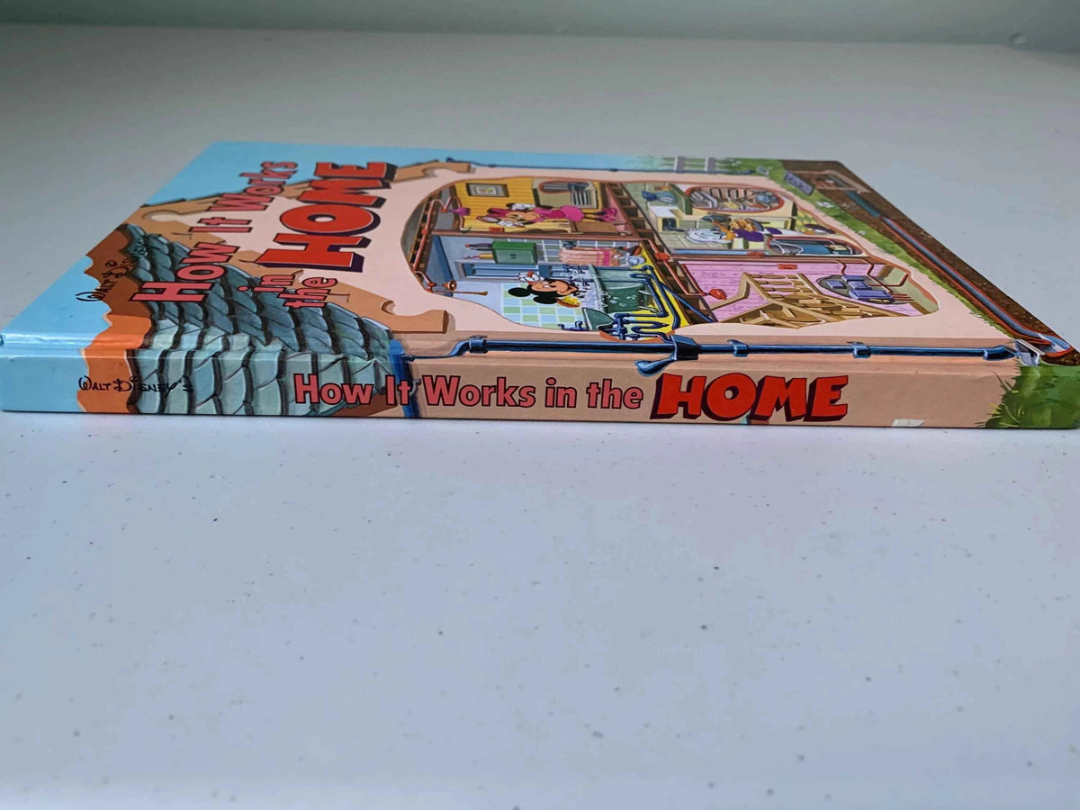 Vintage Walt Disneys How It Works in the Home, 1982 Walt Disney Productions Book, Vintage Disney Character How It Works Book, Disney Book