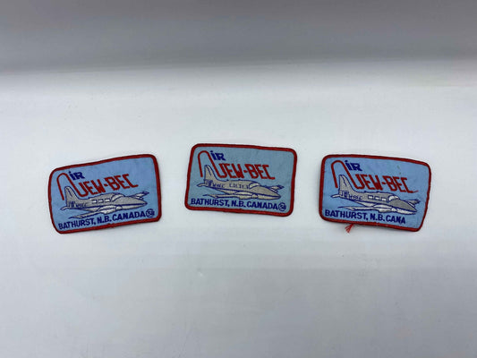 Air NEW BEC Bathurst NB Canada set 0f 3 Patches, Defunct Air New-Bec Bathurst Patch, Airline Patch, Vintage Air New-Bec Patch, Bathurst NB