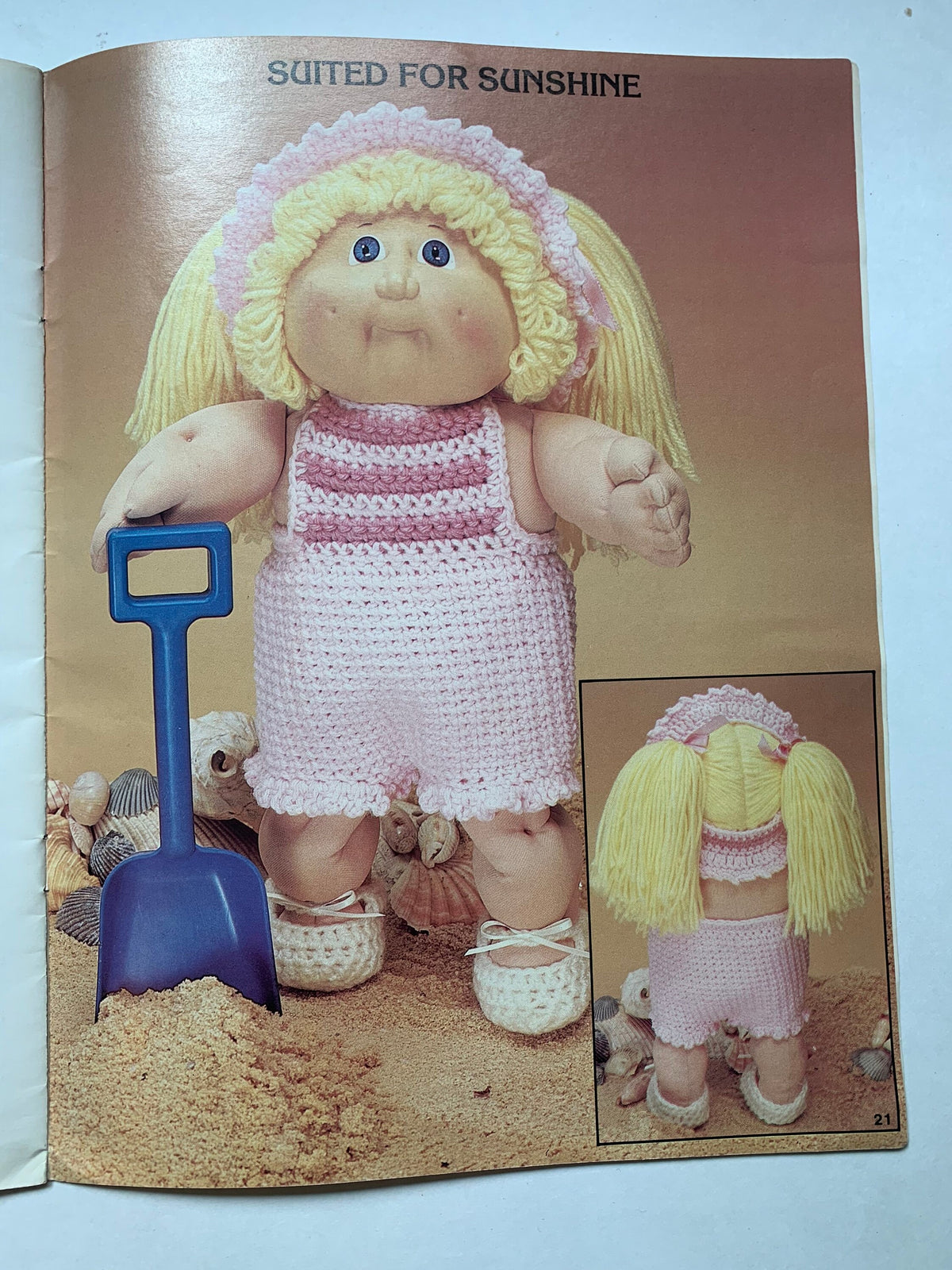 Vintage Cabbage Patch Kids Crochet Outfit Patterns, Xavier Roberts, Patterns for 20 Cabbage Patch Kids, Easy to Crochet for Cabbage Patch