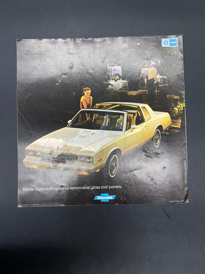 1981 Chevrolet Monte Carlo Brochure, 1981 Monte Carlo Chevrolet Dealer Brochure, Monte Carlo Sport Coupe Brochure, Monte Carlo Landau Coupe
