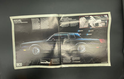 1984 Chevrolet Monte Carlo Brochure, 1984 Monte Carlo Chevrolet Dealer Brochure, Monte Carlo SS Sport Coupe 1984 Brochure, Monte Carlo 1984