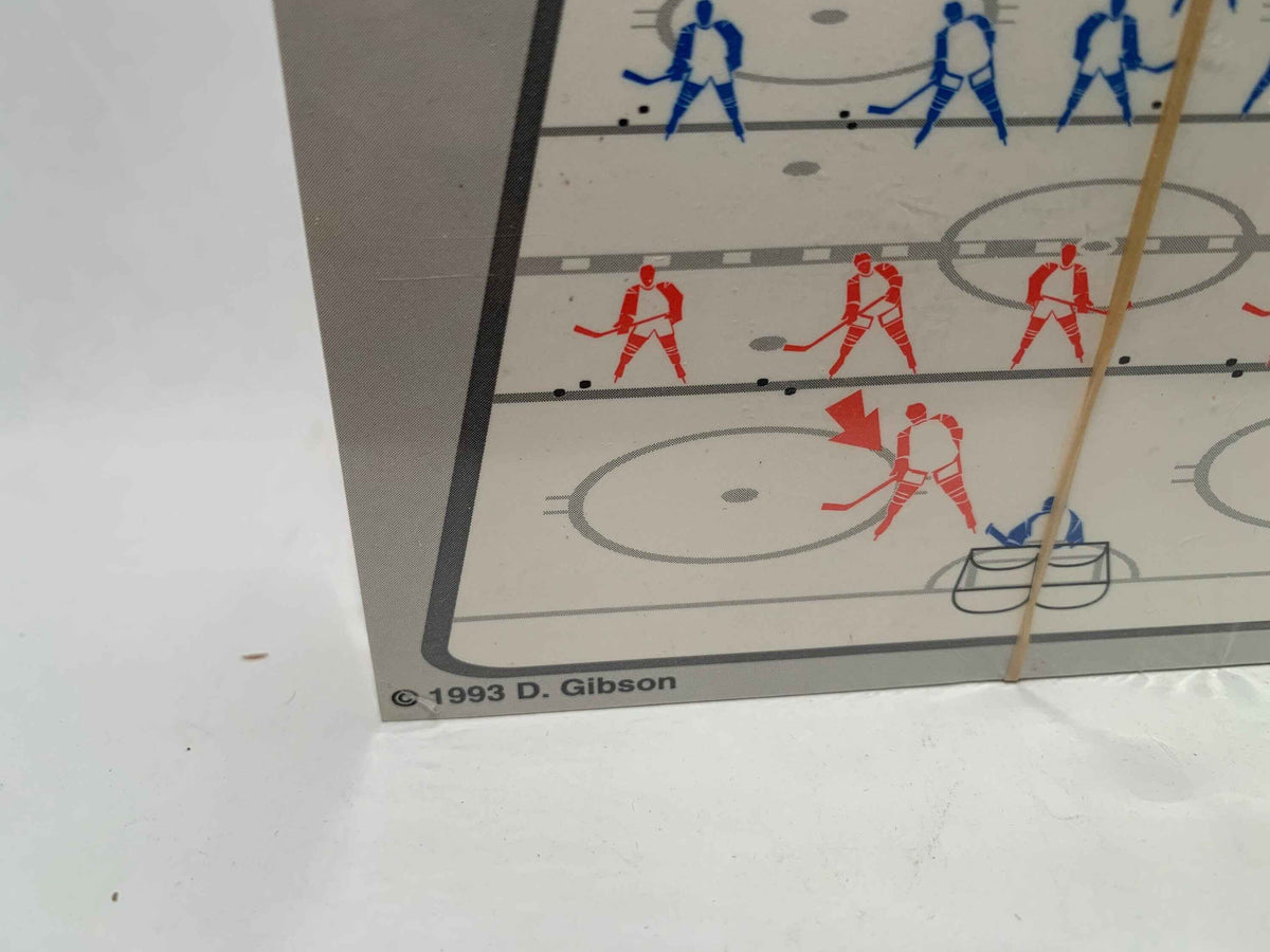 Vintage Hockey Cards, 1993 D. Gibson Hockey Coaching Index Cards New In Package, Rare Hockey Strategy Index Cards, Vintage Hockey Skill Card