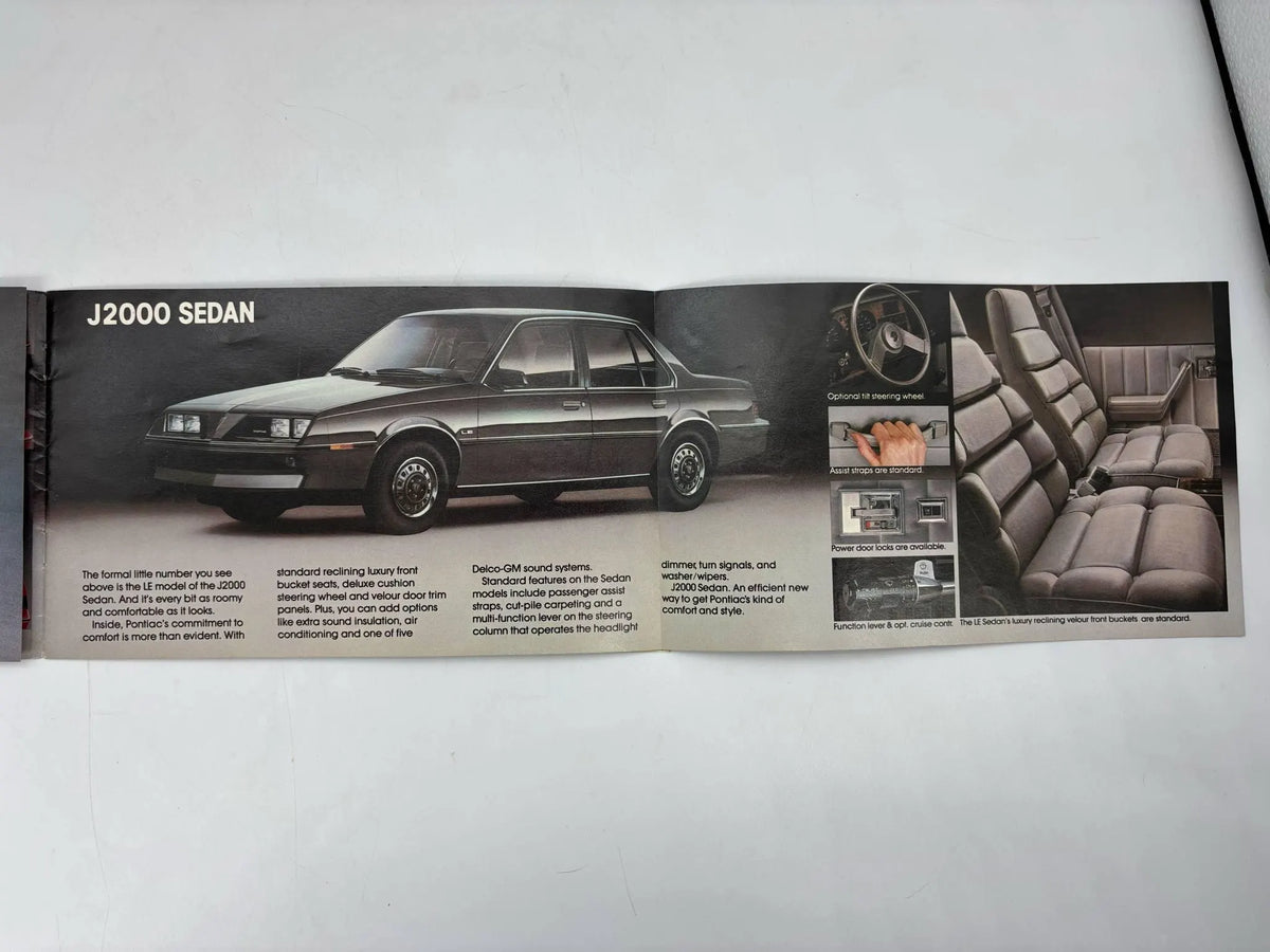 1982 Pontiac J2000 Brochure, Pontiac 1982 J2000 Sales Brochure, J2000 Hatchback Brochure, 1982 Pontiac J2000 Coupe Brochure. J2000 Wagon