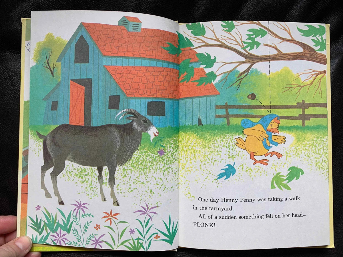 Vintage Henny Penny and the Big Bad Wolf, 1978 Walt Disney Book, Disney’s Wonderful World of Reading, First American Edition, Disney book
