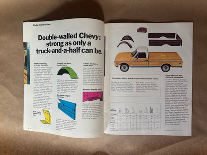 1972 Chevrolet Trucks Brochure, 1972 El Camino Brochure, Chevy Blazer Brochure, 1972 Chevrolet Suburban Brochure, 1972 Chevrolet Cheyenne