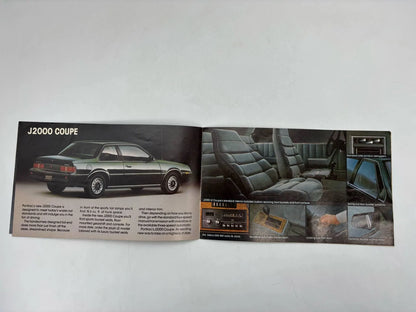 1982 Pontiac J2000 Brochure, Pontiac 1982 J2000 Sales Brochure, J2000 Hatchback Brochure, 1982 Pontiac J2000 Coupe Brochure. J2000 Wagon