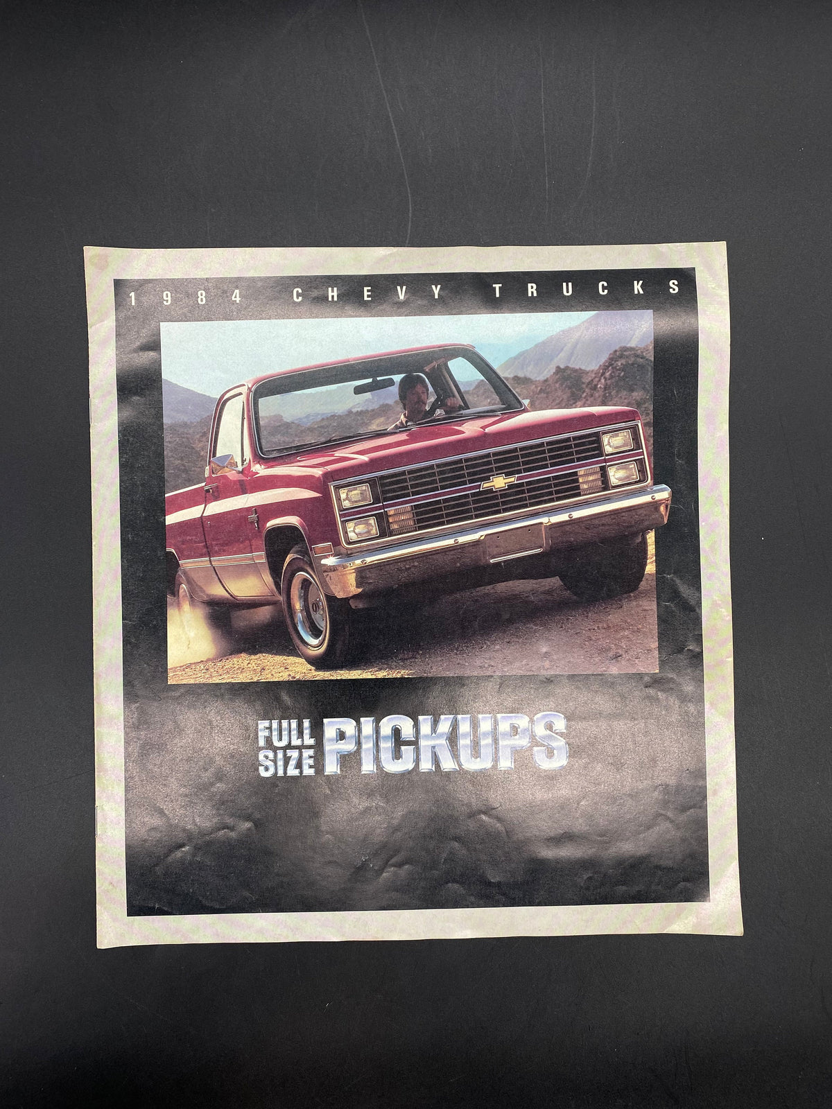 1984 Chevy Full-Sized Pickups Dealership Brochure, 1984 Chevy Pickups Sales Brochure, 1984 Chevy Silverado Pickups Brochure, Chevy Silverado