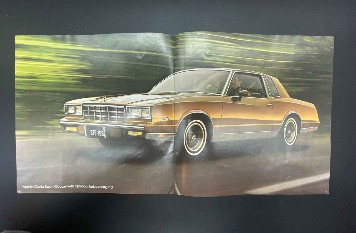 1981 Chevrolet Monte Carlo Brochure, 1981 Monte Carlo Chevrolet Dealer Brochure, Monte Carlo Sport Coupe Brochure, Monte Carlo Landau Coupe
