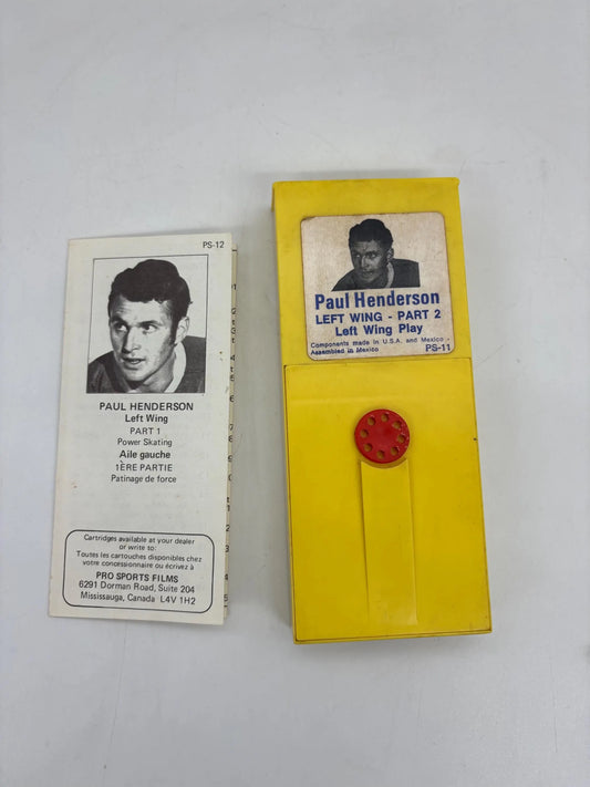 Vintage Super 8mm Color Cartridge Pro Hockey Tips Paul Henderson Part 2, Paul Henderson Left Wing Pro Hockey Tips Super 8mm Color Cartridge