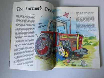 Vintage Walt Disneys How It Works in the Country, 1982 Walt Disney Productions Book, Vintage Disney How it Works Book, Vintage Disney Book