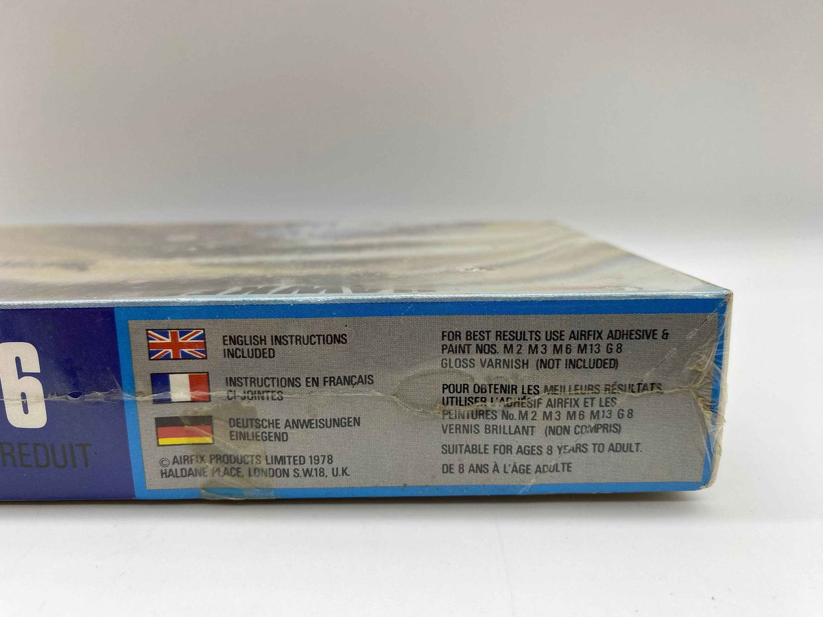 Airfix Hawker Hunter F-6 1-72 Model Kit Series 2, 1978 Airfix Hawker Hunter F-6 Model Kit Made in England, Sealed Airfix Hawker Hunter F-6