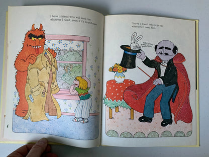 Sesame Street I Have A Friend, Michaela Muntean, Jim Henson’s Sesame Street Muppets, 1981 Golden Press Book, Kids Book, Sesame Street Book