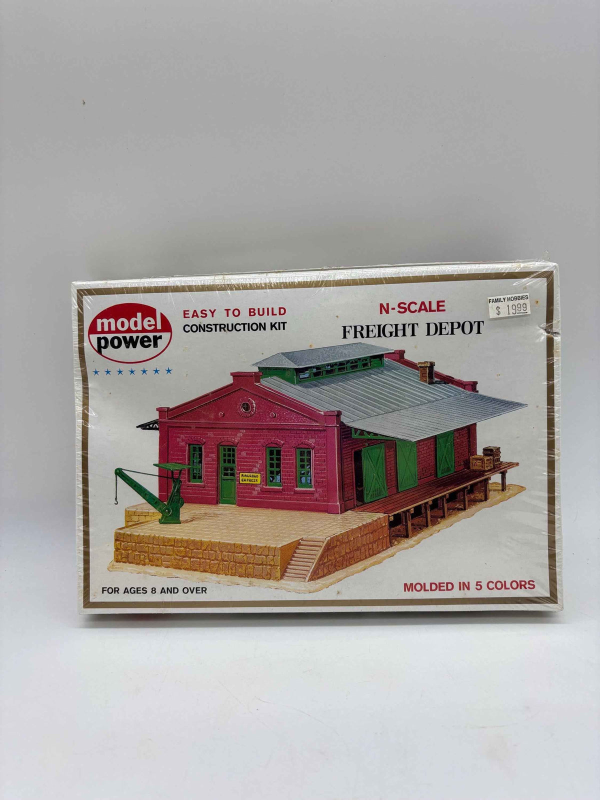 Model Power N Scale Freight Depot No 1519, Train Set Freight Depot, N-Scale Freight Depot Model Power Sealed, New Old Stock Freight Depot
