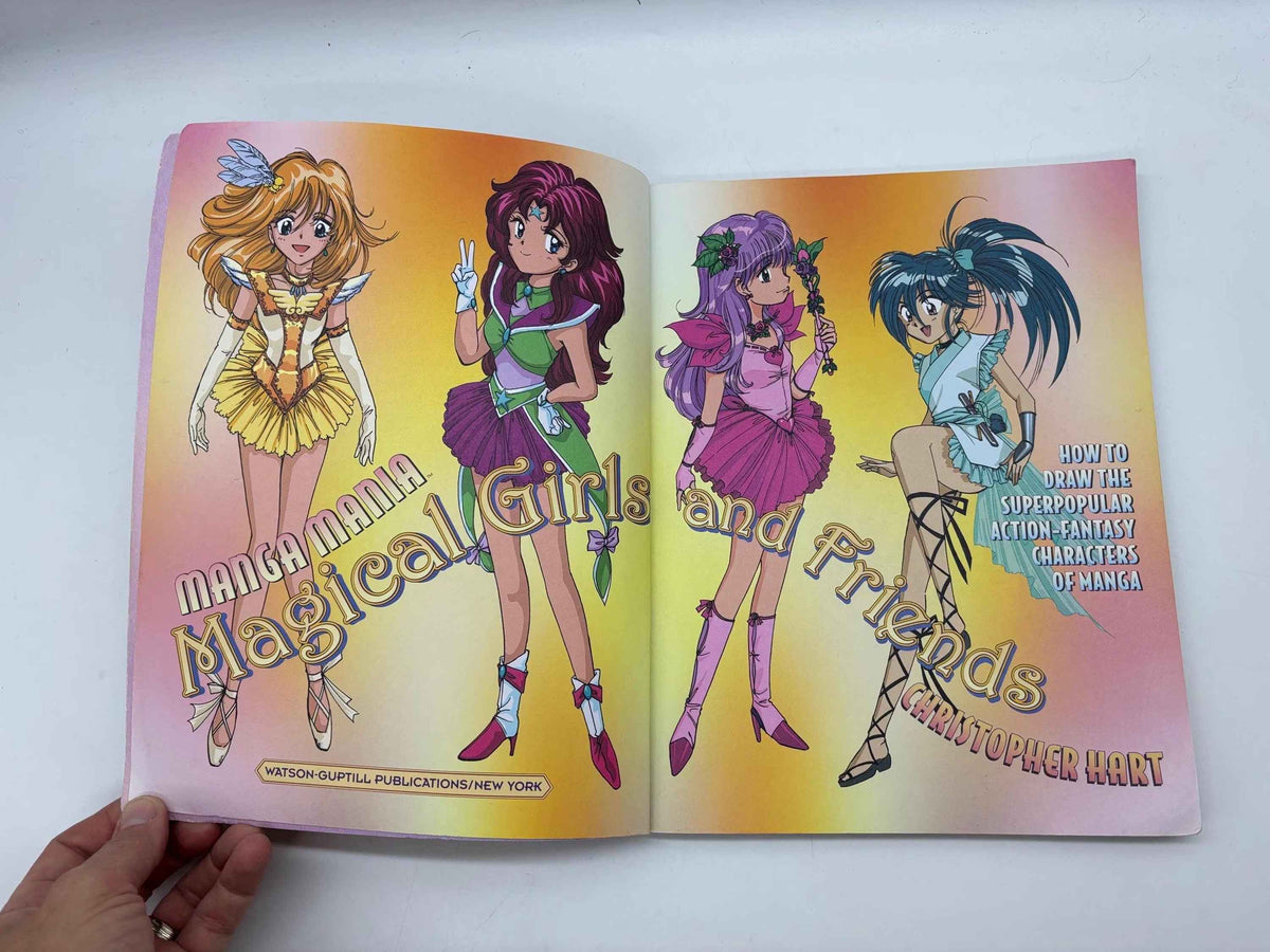 Manga Mania Magical Girls and Friends by Christopher Hart How to Draw The Superpopular Action-Fantasy Characters of Manga, Manga Mania Book