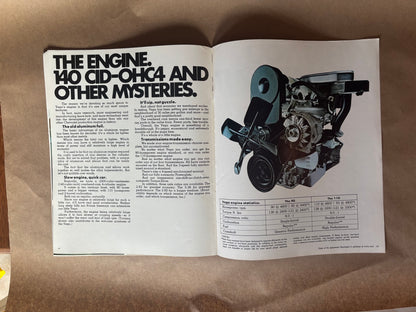 Chevy’s New Little Car is Open For Business 1971 Vega Brochure,General Motors Dealership Brochure, 1971 Chevy Vega Dealership Sales Brochure