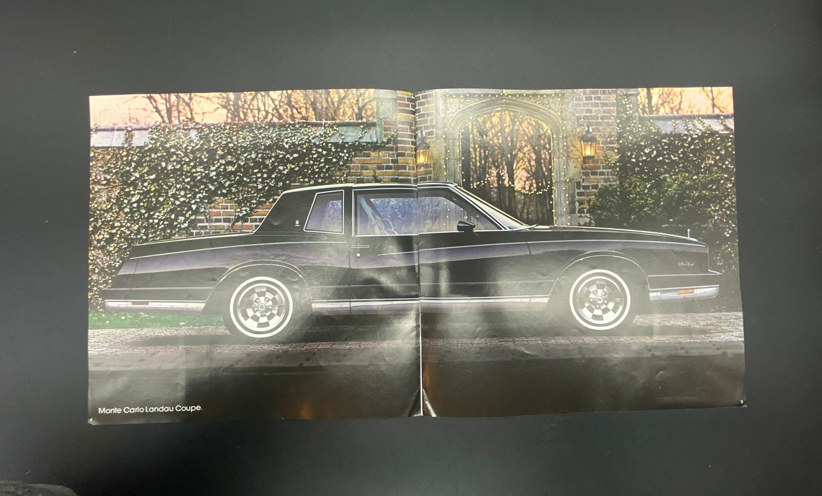 1981 Chevrolet Monte Carlo Brochure, 1981 Monte Carlo Chevrolet Dealer Brochure, Monte Carlo Sport Coupe Brochure, Monte Carlo Landau Coupe