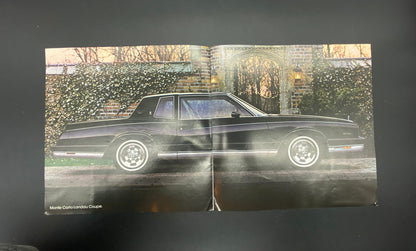1981 Chevrolet Monte Carlo Brochure, 1981 Monte Carlo Chevrolet Dealer Brochure, Monte Carlo Sport Coupe Brochure, Monte Carlo Landau Coupe