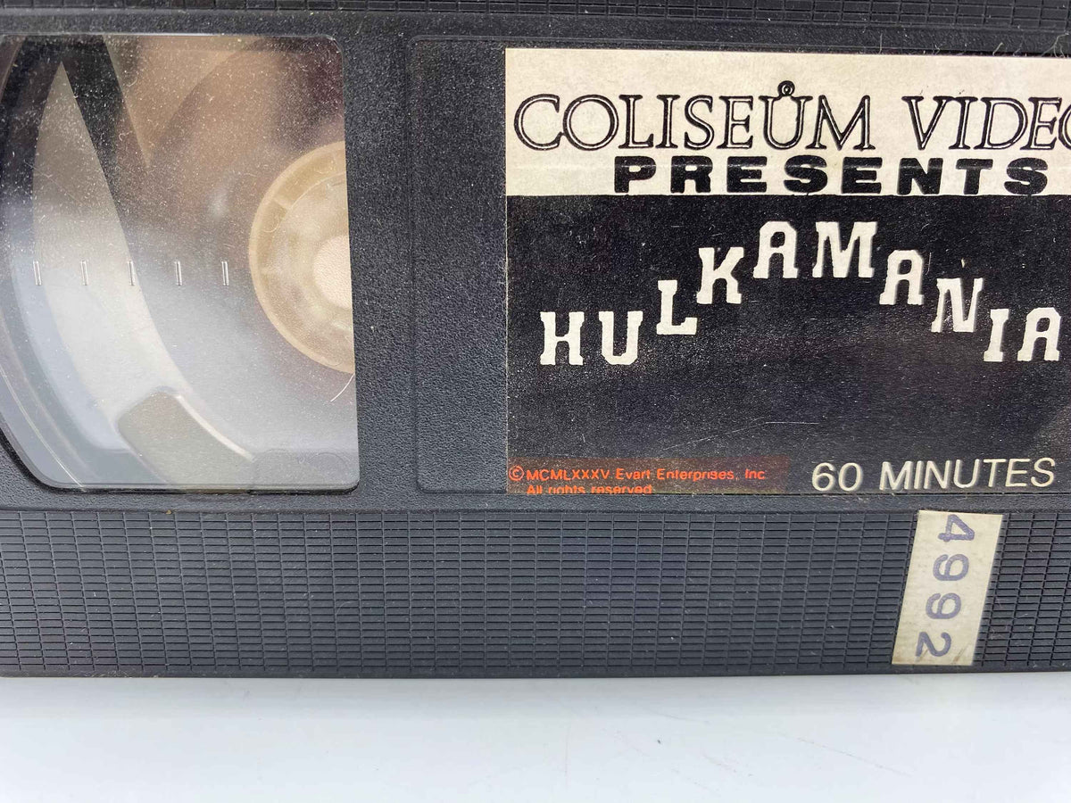 Hulkamania The Best of Hulk Hogan World Wrestling Federation Official Video, Vintage Hulkamania VHS, 1985 Hulkamania Clamshell VHS, WWE Hulk