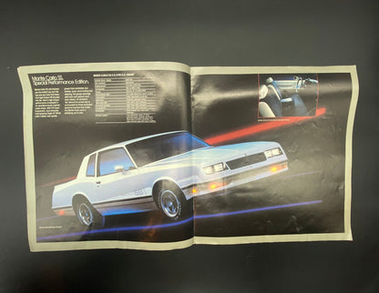 1984 Chevrolet Monte Carlo Brochure, 1984 Monte Carlo Chevrolet Dealer Brochure, Monte Carlo SS Sport Coupe 1984 Brochure, Monte Carlo 1984