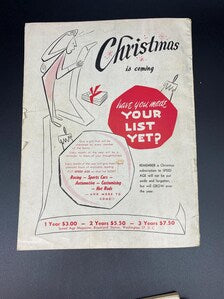 Speed Age December 1952 Vol. 6 No. 8, Speed Age The Complete Automotive Magazine December 1952, Speed Age Cover Italmeccanica December 1952