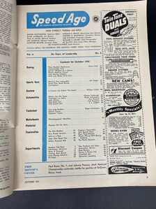 Speed Age October 1952 Vol. 6 No. 6, Speed Age The Complete Automotive Magazine October 1952, Speed Age October 1952 Ramblin Rathmanns Cover