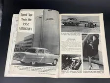 Speed Age May 1952 Vol. 6 No. 1, Speed Age The Complete Automotive Magazine May 1952, Speed Age May 1952 Mel Tormé in Jaguar XK129 Cover
