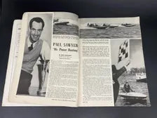 Speed Age May 1952 Vol. 6 No. 1, Speed Age The Complete Automotive Magazine May 1952, Speed Age May 1952 Mel Tormé in Jaguar XK129 Cover