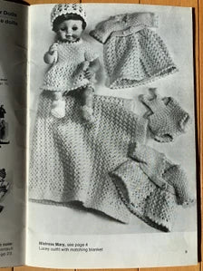 Vintage Patons Beehive Just For Dolls Pattern Book, Knit Dolls Clothing Pattern, Knit Barbie Clothing Pattern, Patons Beehive Doll Clothes