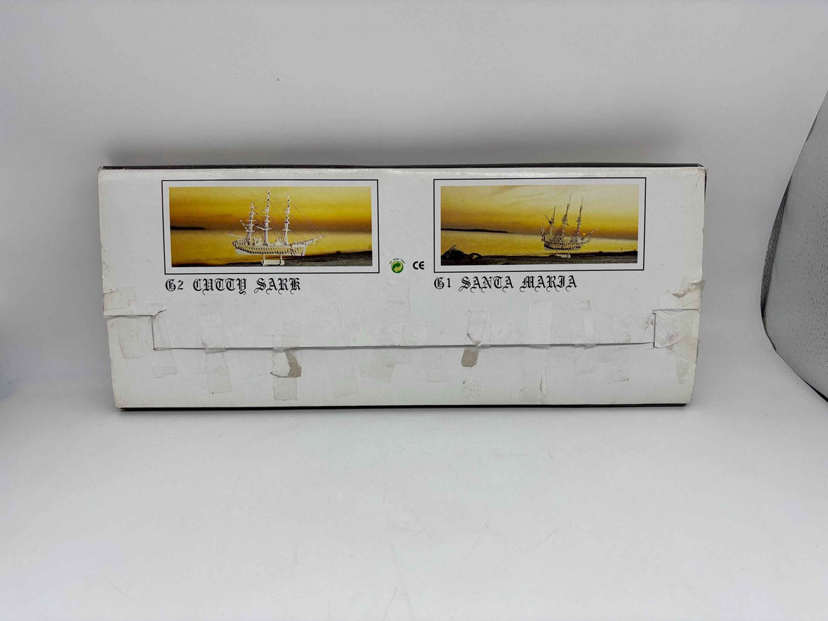 Vintage Santa Maria Wooden Ship Model, Santa Maria Replica 1492 Wooden Model, Wooden Santa Maria Ship Model, Vintage Santa Maria Ship Model