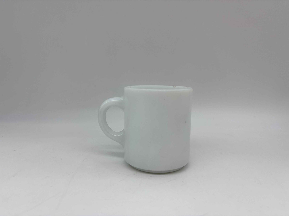 Vintage Milk Glass I Love Grandpa Coffee Mug, I Love Grandpa Milk Glass Coffee Cup, Hazel Atlas Love Grandpa Milk Glass Mug, Milk Glass Cup
