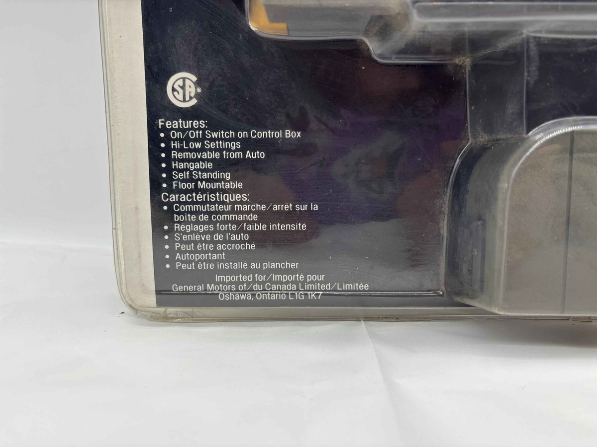 GM 2000 Car Warmer New Old Stock, Chauffe-auto GM OLeary Pontiac Buick GM Ltd Nos car warmer, Vintage Gm Car Warmer 1#10951795 New Old Stock