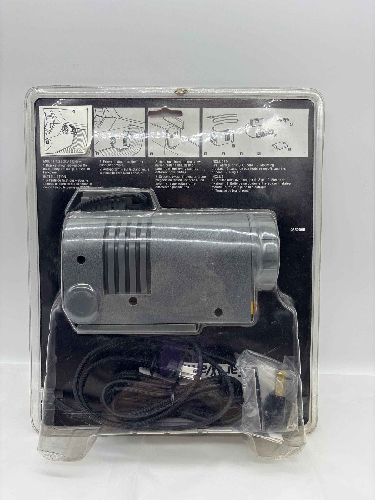 GM 2000 Car Warmer New Old Stock, Chauffe-auto GM OLeary Pontiac Buick GM Ltd Nos car warmer, Vintage Gm Car Warmer 1#10951795 New Old Stock