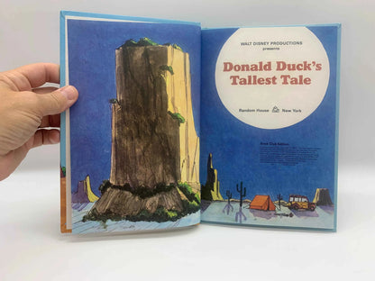 Vintage Donald Duck’s Tallest Tale 1980, Walt Disney Productions Book Club Edition, 1980 Donald Duck’s Tallest Tale First American Edition