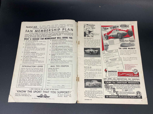 Speed Age November 1952 Vol. 6 No. 7, Speed Age The Complete Automotive Magazine November 1952, Speed Age Cover 252MPH Hot Rod November 1952