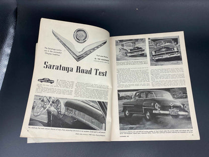 Speed Age November 1952 Vol. 6 No. 7, Speed Age The Complete Automotive Magazine November 1952, Speed Age Cover 252MPH Hot Rod November 1952