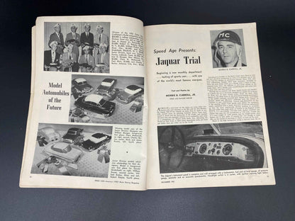 Speed Age December 1952 Vol. 6 No. 8, Speed Age The Complete Automotive Magazine December 1952, Speed Age Cover Italmeccanica December 1952