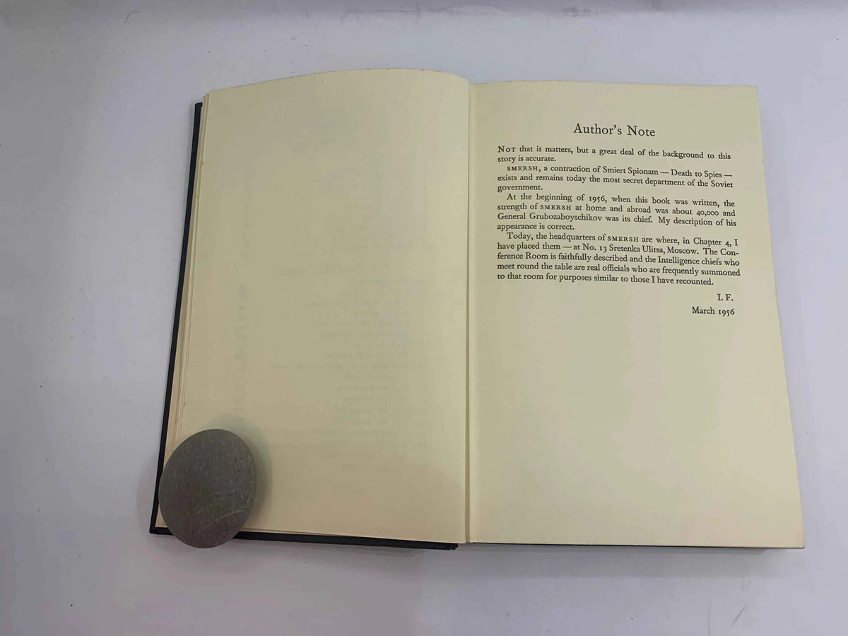 From Russia With Love First Edition UK by Ian Fleming, James Bond From Russia With Love, 1957 First Edition From Russia With Love, 007 Bond