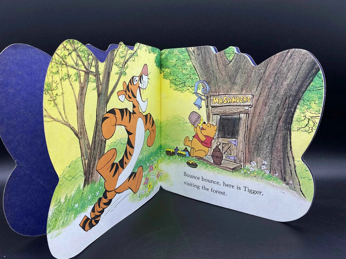 Walt Disney Presents Tigger and Winnie the Pooh Golden Shape Book, 1974 Tigger and Winnie the Pooh Golden Shape Book, Vintage Tigger Book