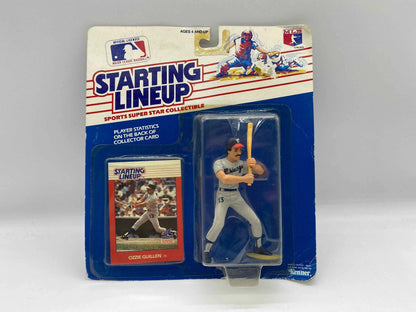 Ozzie Guillen Starting Lineup Sports Super Star Collectible Kenner 1988, Chicago White Sox Ozzie Guillen New Old Stock Figure and Card