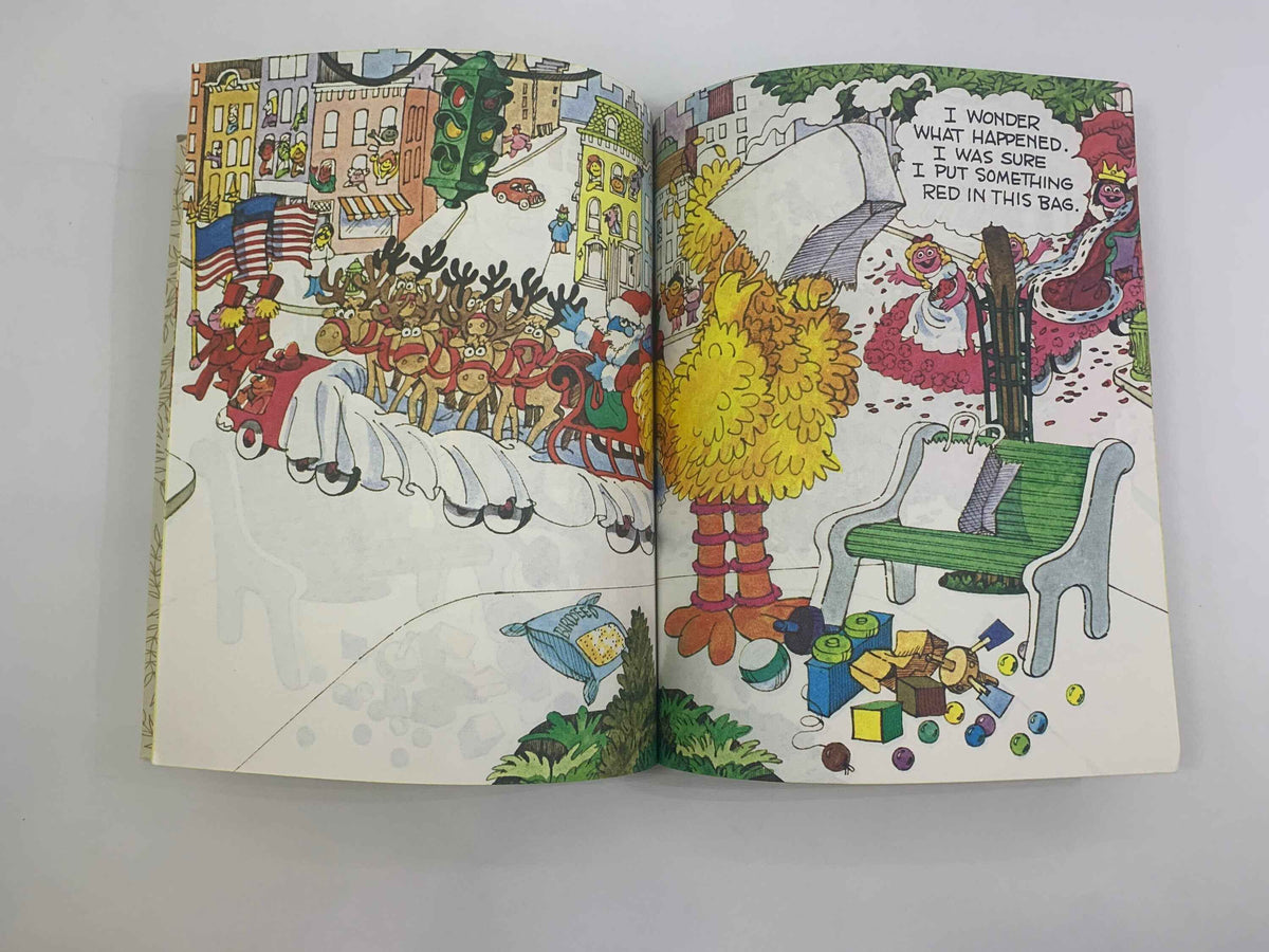 Sesame Street Big Bird’s Red Book featuring Jim Henson's Muppets, A Little Golden Book 1977, Big Birds Red Book, Vintage Sesame Street Book